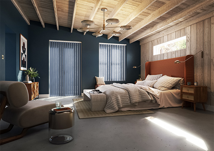 Trinity (Blackout), Prussian Blue - Vertical Blind - Image 7